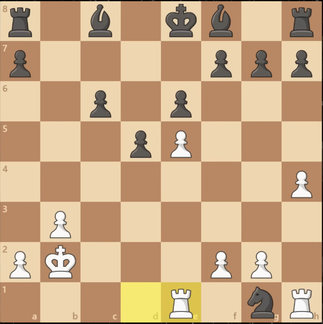 WrongRook Bound the action to the wrong rook, so instead of the simple Rxg1 it slid the other rook sideways